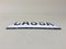 Vintage Italian Curved Enamel Metal Cassa or Cash Desk Sign, 1920s 2