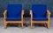 Vintage Sled Sessel aus Eichenholz von Børge Mogensen für Fredericia, 1970er, 2er Set 3