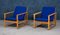 Vintage Sled Lounge Chairs in Oak by Børge Mogensen for Fredericia, 1970s, Set of 2 1