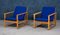 Vintage Sled Lounge Chairs in Oak by Børge Mogensen for Fredericia, 1970s, Set of 2, Image 1