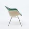 Grüner Mid-Century Dax Armlehnstuhl aus Leder von Charles & Ray Eames für Herman Miller, 1960er 10