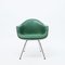 Poltrona Dax Mid-Century in pelle verde di Charles & Ray Eames per Herman Miller, anni '60, Immagine 7