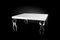 Large Italian Square Table Silhouette in Wood and Steel from VGnewtrend, Image 1