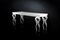 Italienischer Rechteckiger Tisch Silhouette aus Holz und Stahl von VGnewtrend 1