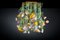 Champagne Murano Glass Square Poppy Flower Power Chandelier from VGnewtrend 2