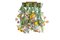 Lampadario Poppy Flower Power in vetro di Murano champagne di VGnewtrend, Immagine 1