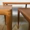 Tavolini a incastro in quercia, Danimarca, anni '60, set di 3, Immagine 7
