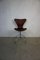 Sedia girevole 3117 Mid-Century di Arne Jacobsen per Fritz Hansen, Immagine 4