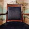 Chaises de Salon Empire Antique en Placage d'Acajou et Cuir, Set de 4 8