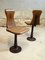 Small Pine & Cast Iron Side Chairs, 1930s, Set of 2 11