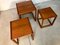 Tavolini a incastro minimalisti cubici in teak di Aksel Kjersgaard, Danimarca, anni '60, set di 3, Immagine 10