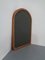 Large Solid Cathedral Teak Mirror, Denmark, 1960s 12