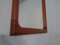 Large Solid Cathedral Teak Mirror, Denmark, 1960s 7