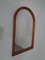 Large Solid Cathedral Teak Mirror, Denmark, 1960s 16