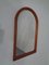 Large Solid Cathedral Teak Mirror, Denmark, 1960s, Image 16