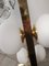 Lámpara de pie vintage en zigzag de latón, Imagen 10