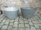 Mid-Century Industrial Floral Planters, Set of 2, Image 5