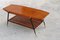 Octagonal Coffee Table in Mahogany with Black Metal & Brass, 1950s, Image 1