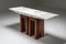 Walnut and Marble Console Table by Pierluigi Spadolini, 1960s, Image 1
