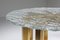 Brass and Cast Glass Round Dining Table by Ettore Gino Poli for Poliarte, 1970s, Image 6