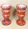 Colored Opaline Glass Vases from Cristallerie de Clichy, 1960s, Set of 2 1