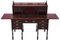 Antiker Viktorianischer Mahagoni Schreibtisch von Edwards & Roberts 5