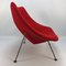 Vintage Oyster Chair with Ottoman by Pierre Paulin for Artifort, 1965, Set of 2, Image 7