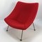 Vintage Oyster Chair with Ottoman by Pierre Paulin for Artifort, 1965, Set of 2 3