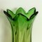 Große Italienische Grüne Murano Glas Vase, 1950er 6