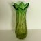 Large Italian Green Murano Glass Vase, 1950s 1