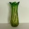 Large Italian Green Murano Glass Vase, 1950s 3