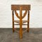 Mid-Century Swedish Carved Monk Chair in Oak, 1950s 5