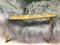 Vintage Grey Sheepskin Armchair, Image 8