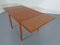 Extendable Teak Dining Table by Henning Kjaernulf for AM Mobler, 1960s, Immagine 5