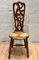 Antique Carved Walnut Side Chair 2
