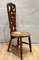 Antique Carved Walnut Side Chair 12