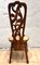 Antique Carved Walnut Side Chair 4