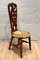 Antique Carved Walnut Side Chair 1