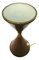 Lámpara de mesa en forma de reloj de arena de Angelo Lelli para Arredoluce, años 50, Imagen 2