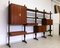 Italian Teak Wood Freestanding Bookcase with Four Modules by Vittorio Dassi, 1950s, Image 7