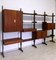 Italian Teak Wood Freestanding Bookcase with Four Modules by Vittorio Dassi, 1950s, Image 6