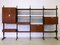 Italian Teak Wood Freestanding Bookcase with Four Modules by Vittorio Dassi, 1950s, Image 5