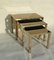 Cigogne Nesting Tables from Belgo Chrom / Dewulf Selection, 1970s, Set of 3, Image 1