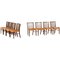 Chaises de Salon par Frits Henningsen, Danemark, 1940s, Set de 8 1