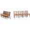 Danish Dining Chairs by Frits Henningsen, 1940s, Set of 8, Image 1
