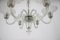 Large Art Deco Glass Chandeliers, 1920s, Set of 2 7