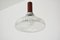 Mid-Century Glass Pendant Lamp, 1960s, Image 2