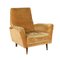 Velvet Armchair, 1950s 1