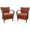 H-237 Cocktail Armchairs by Jindrich Halabala, Czechoslovakia, 1950s, Set of 2 1