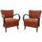 H-237 Cocktail Armchairs by Jindrich Halabala, Czechoslovakia, 1950s, Set of 2, Immagine 1